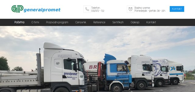generalpromet.co.rs - 381info.com